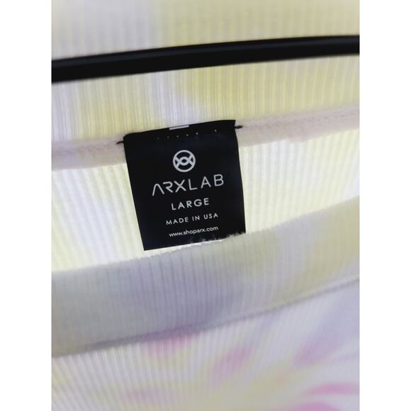 NWT ARX LAB Tie Dye Ribbed Knit Crop Top - Large - Picture 8 of 9